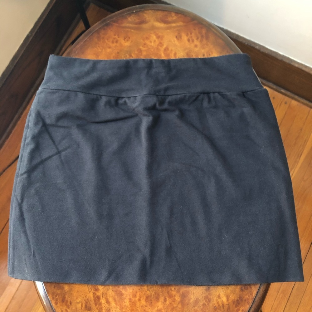 Urban Outfitters Lux Mini Skirt Black Small